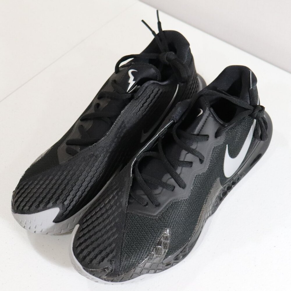 Nike Court Zoom Vapor Cage 4 Rafa Black/ Gray Tennis Shoes Men Size 11